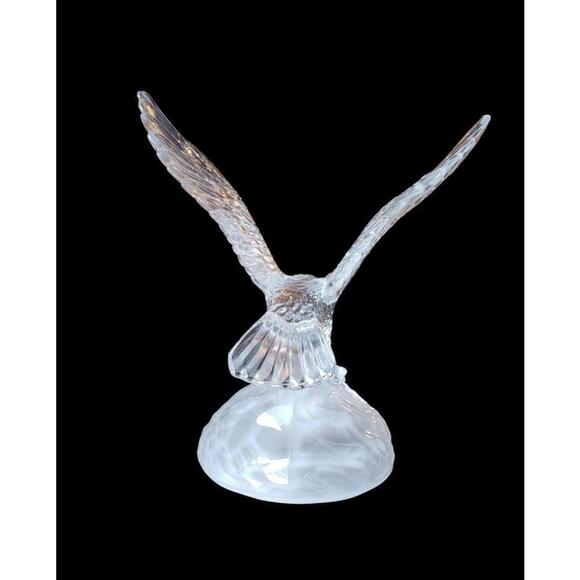 Cristal D'Arques France Glass 24% Lead Crystal Eagle Figurine Sculpture - Picture 5 of 7